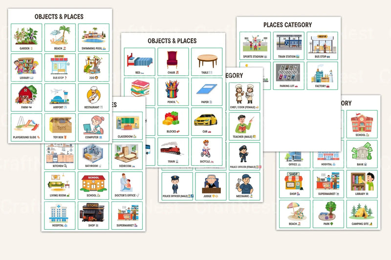 Non-Verbal Communication Visual Cards - CraftNest - Digital Crafting and Art