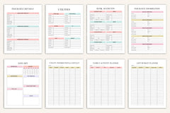 Complete House Management Binder for Efficient Home Organization - CraftNest - Digital Crafting and Art
