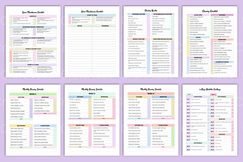 Cleaning Schedule Guide for Optimal Results - CraftNest - Digital Crafting and Art