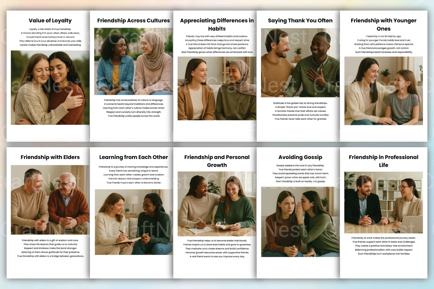 Ultimate Friendship Guidebook - CraftNest - Digital Crafting and Art