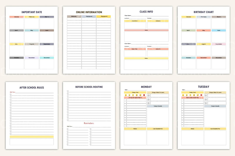 Homeschool Management Binder for Effective Organization - CraftNest - Digital Crafting and Art