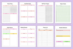 Ecotherapy Planner for Wellness and Nature Connection - CraftNest - Digital Crafting and Art