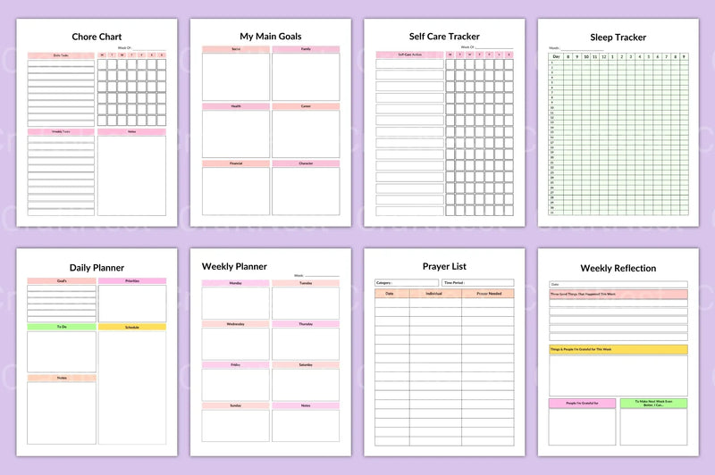Ecotherapy Planner for Wellness and Nature Connection - CraftNest - Digital Crafting and Art