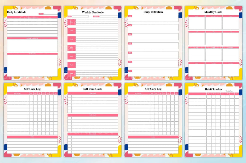 Vision Board Planner: Achieve Your Goals - CraftNest - Digital Crafting and Art