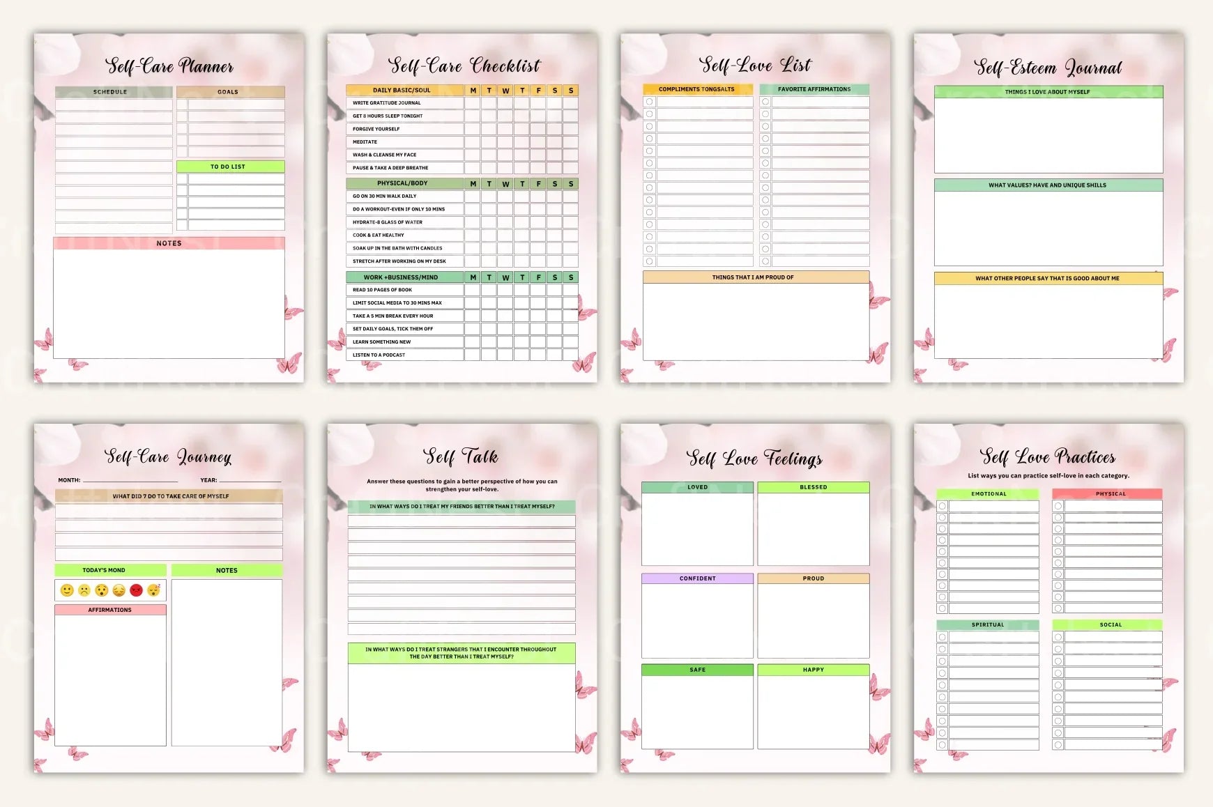 Self Love Building Workbook - CraftNest - Digital Crafting and Art