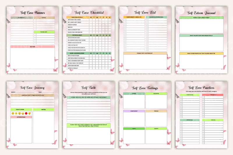 Self Love Building Workbook - CraftNest - Digital Crafting and Art