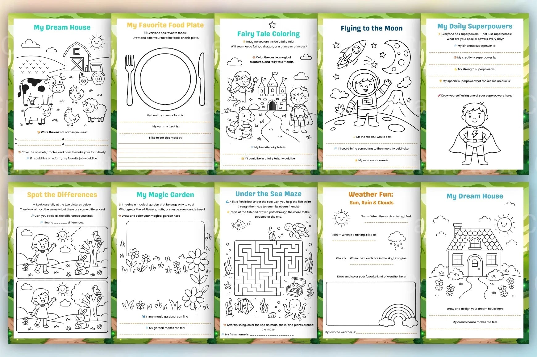 Little Minds Adventure Book - CraftNest - Digital Crafting and Art