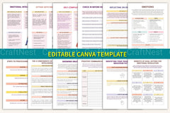 Emotion Processing Worksheets for Personal Growth - CraftNest - Digital Crafting and Art