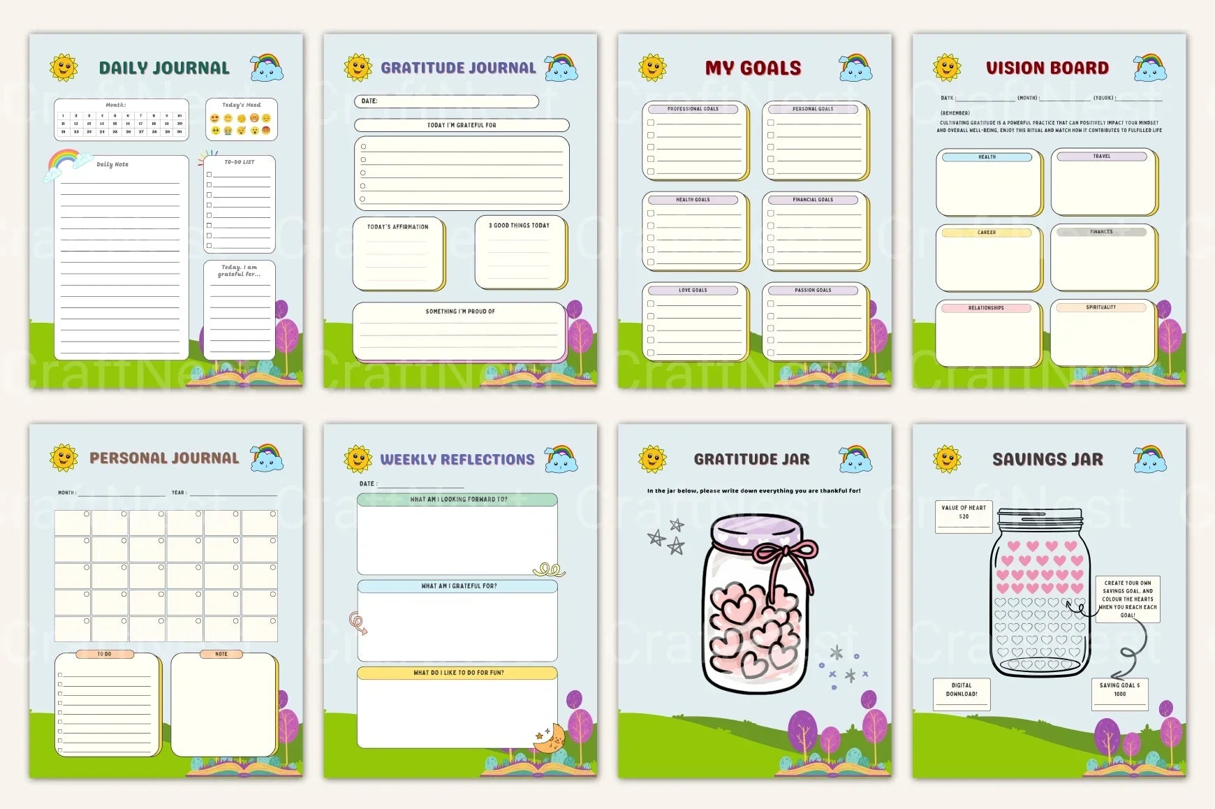 My Daily Routine for Kids - CraftNest - Digital Crafting and Art