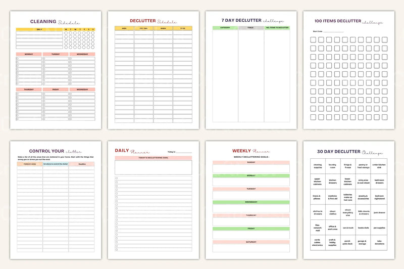 Organization Decluttering Guide - CraftNest - Digital Crafting and Art