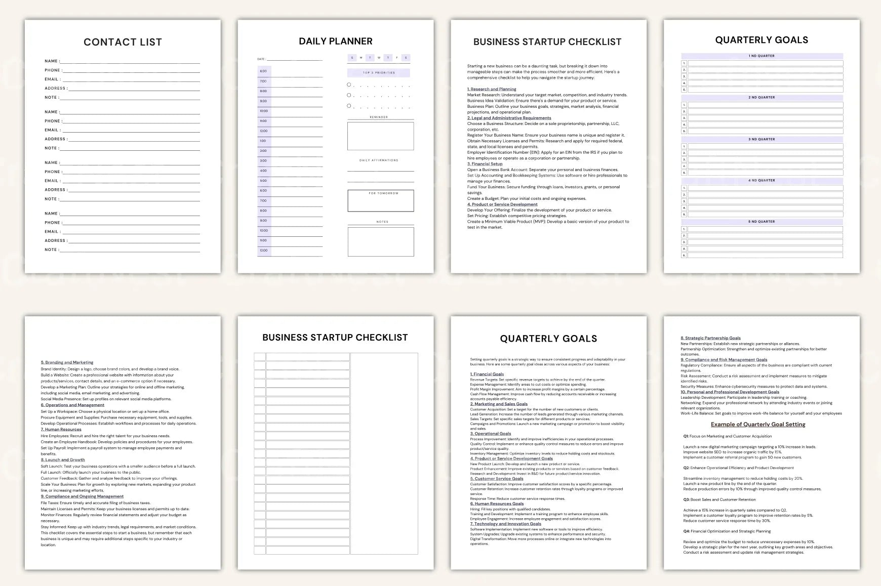Entrepreneur Success Workbook - CraftNest - Digital Crafting and Art