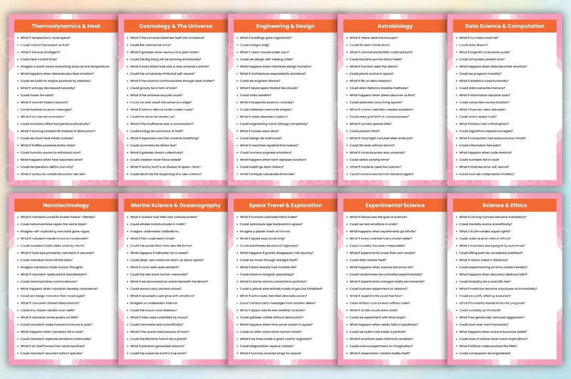 Creative Science Prompts for Inspiration - CraftNest - Digital Crafting and Art