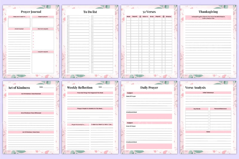 Bible Prayer Guide - CraftNest - Digital Crafting and Art