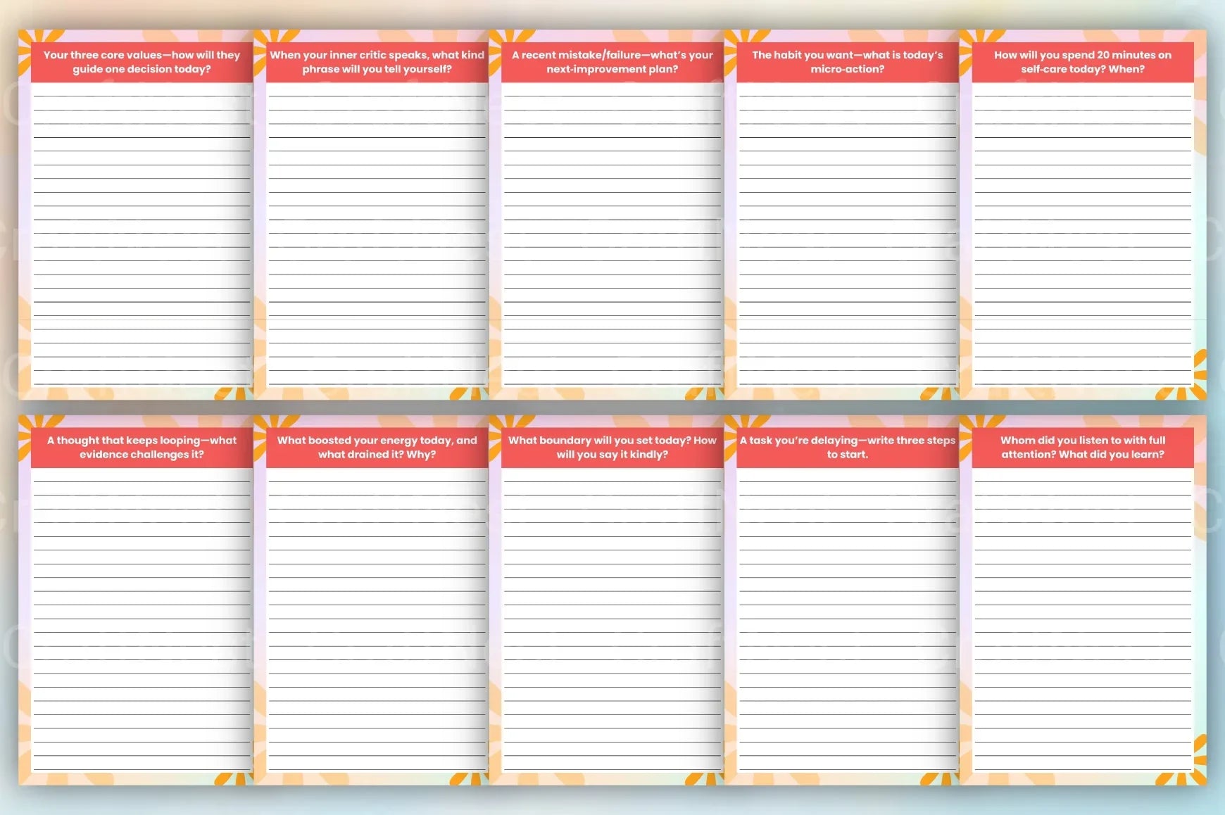 Daily Thought Prompts Book for Inspiration - CraftNest - Digital Crafting and Art