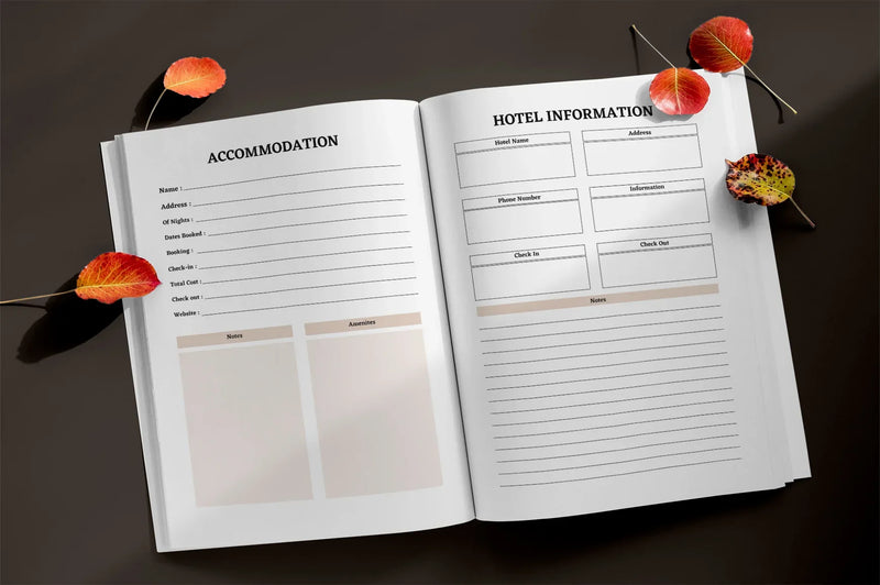 Travel Planner from 100 Planner - CraftNest - Digital Crafting and Art
