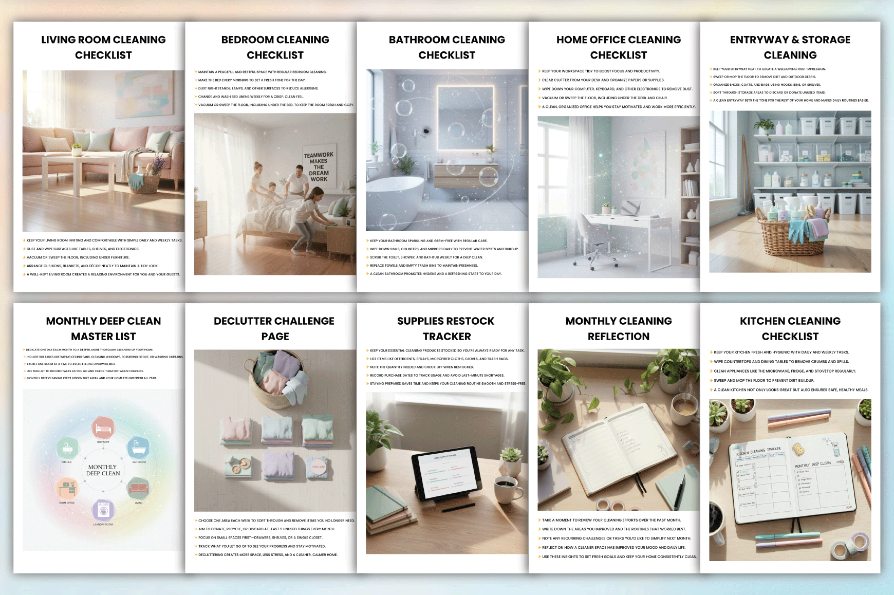 Ultimate Cleaning Guide Book - CraftNest - Digital Crafting and Art
