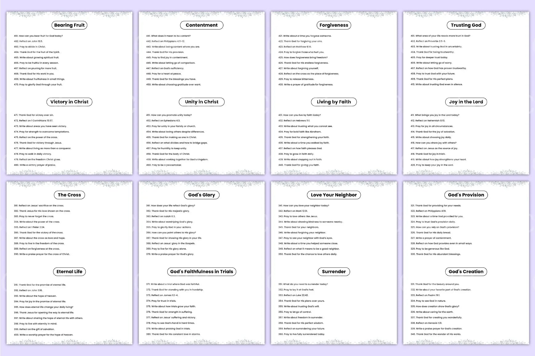 Bible Prompts for Inspiration - CraftNest - Digital Crafting and Art