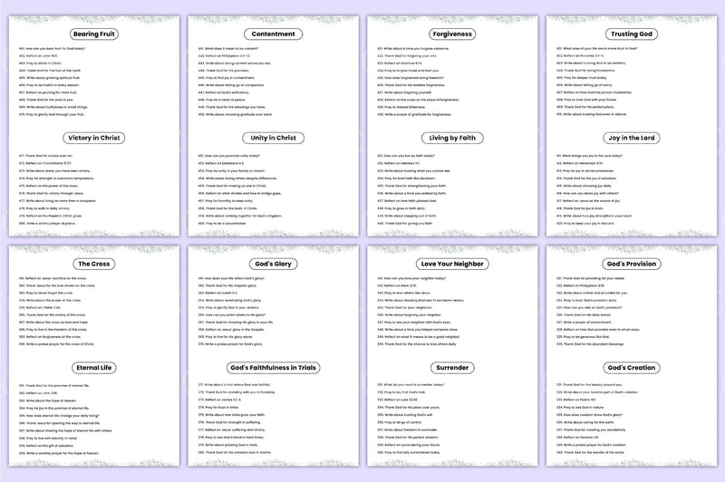 Bible Prompts for Inspiration - CraftNest - Digital Crafting and Art