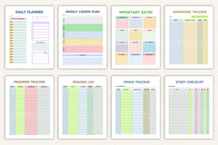 School Year Planner for Kids - CraftNest - Digital Crafting and Art