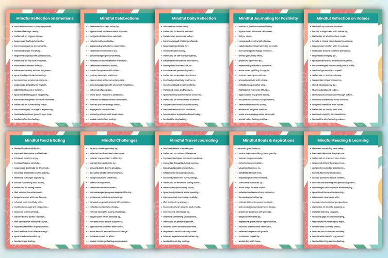 Mindful Prompts for Self Reflection - CraftNest - Digital Crafting and Art
