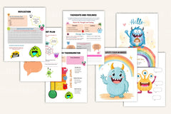My Worry Monster Workbook: A Fun Guide for Kids - CraftNest - Digital Crafting and Art