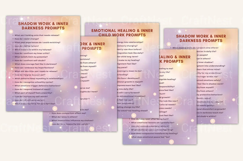 Spiritual Growth Prompts for Personal Development - CraftNest - Digital Crafting and Art