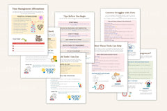 Effective ADHD Time Management Worksheets - CraftNest - Digital Crafting and Art