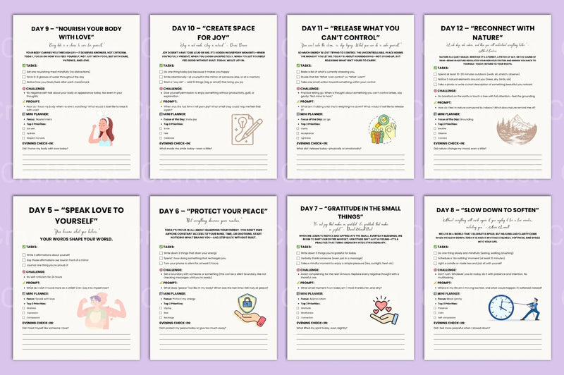 Day Self Care Challenge - CraftNest - Digital Crafting and Art