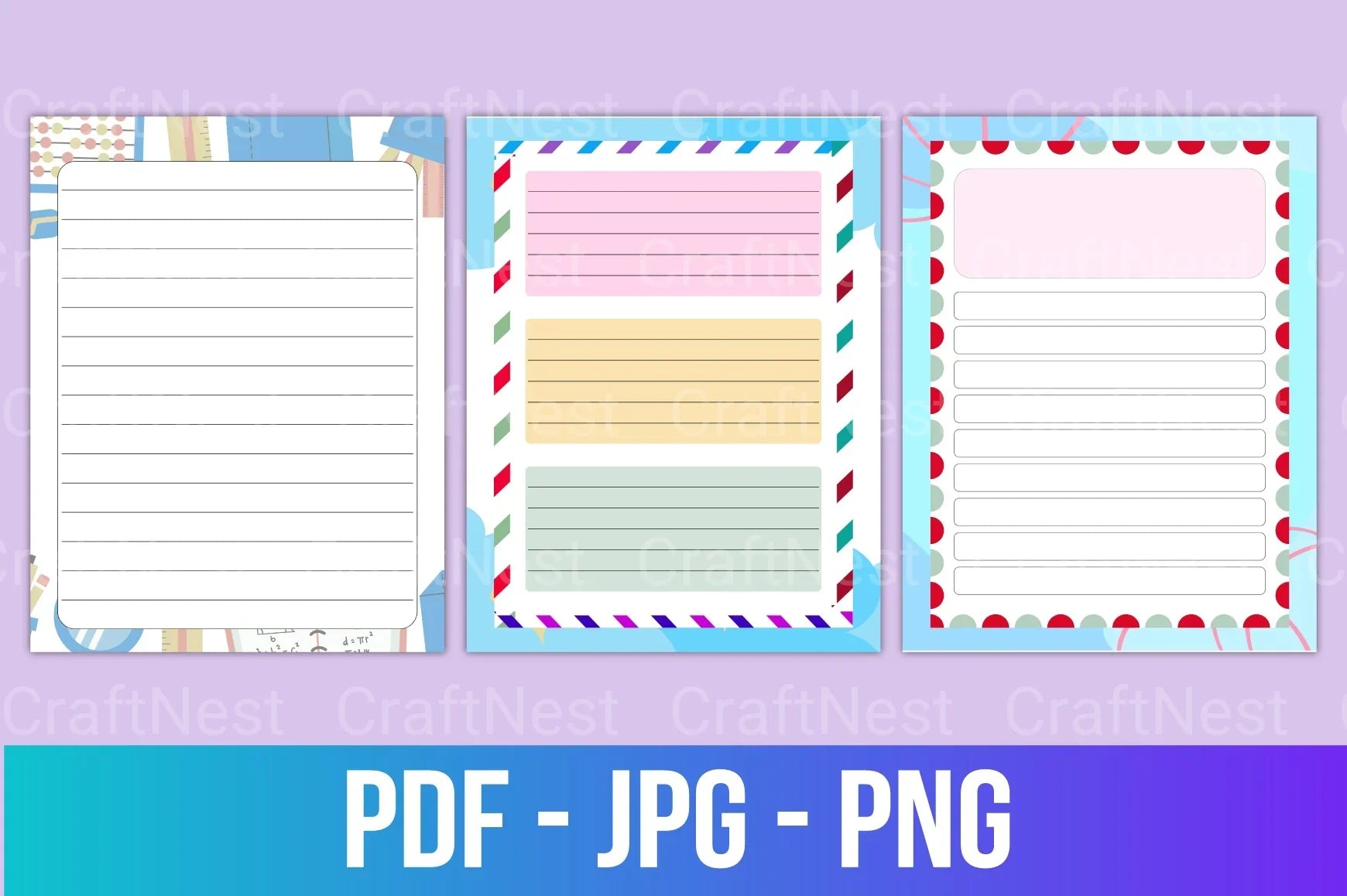 Colorful Kids' Notebook - CraftNest - Digital Crafting and Art