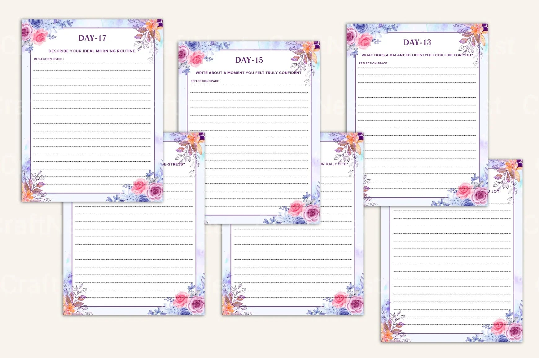 Daily Self-Care Prompts for Personal Wellbeing - CraftNest - Digital Crafting and Art