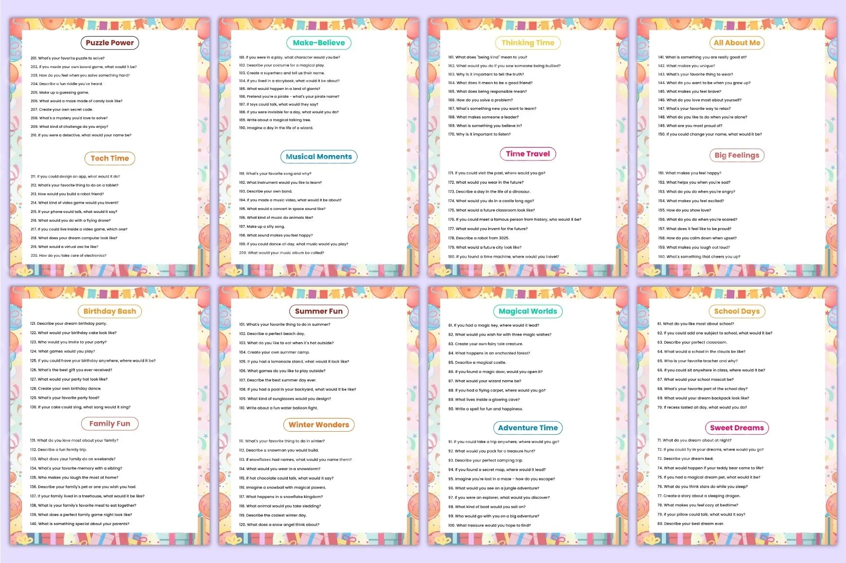 Mega 500 Creative Prompts for Kids - CraftNest - Digital Crafting and Art