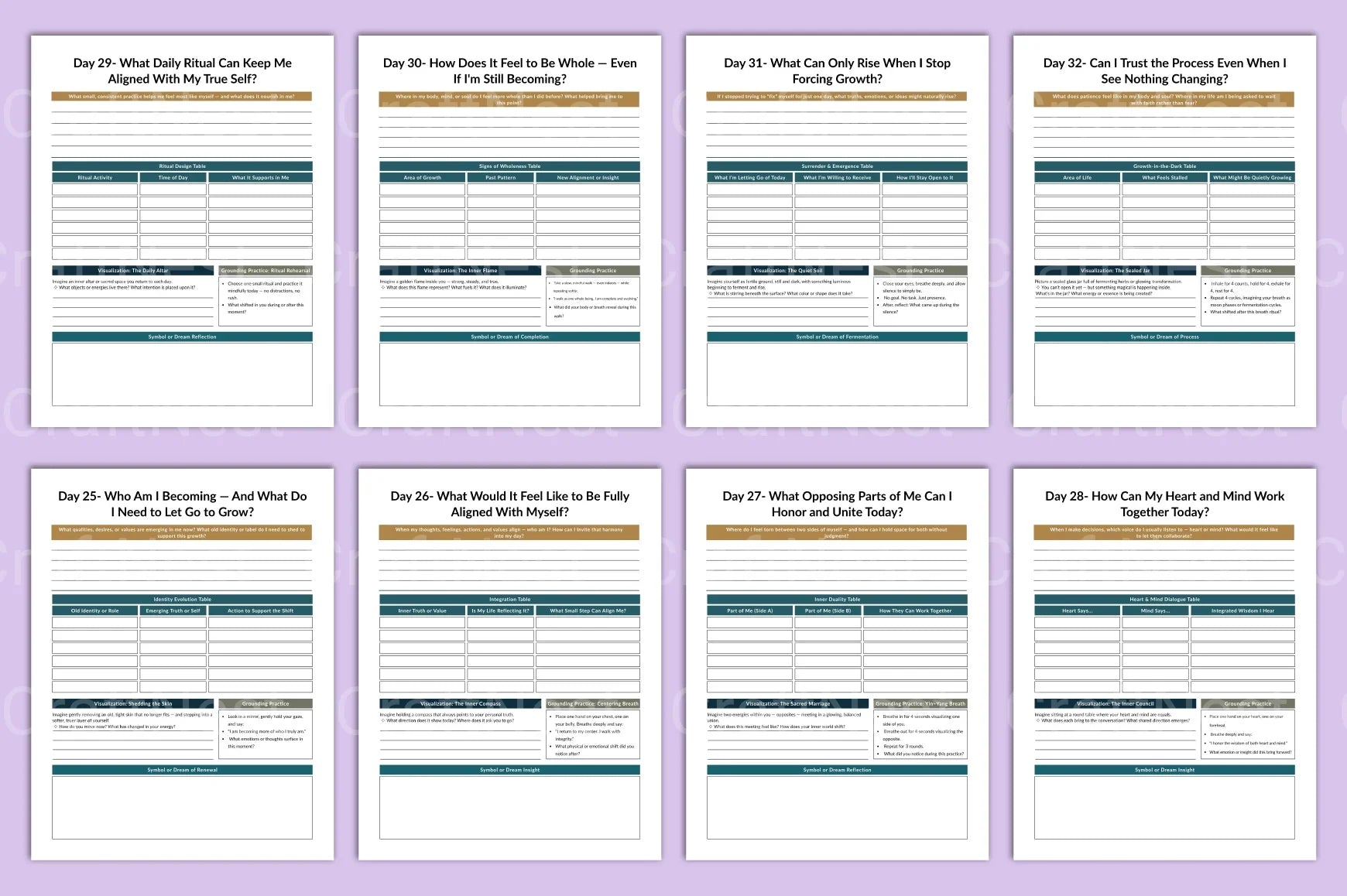 The 100 Day Alchemy Planner - CraftNest - Digital Crafting and Art