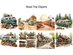 Road Trip Clipart - CraftNest