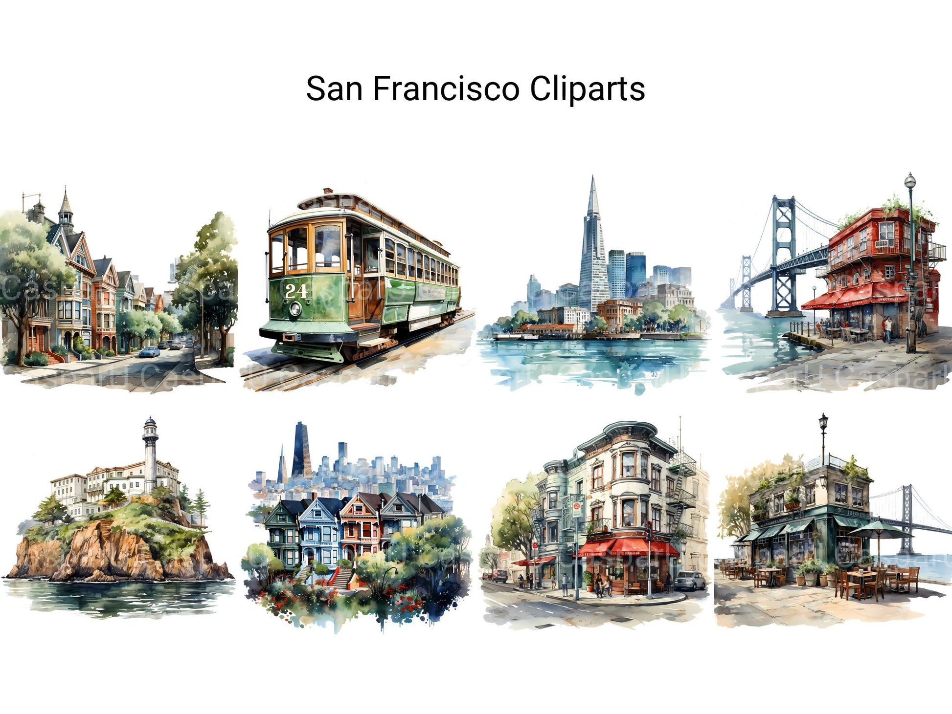 San Francisco Clipart - CraftNest