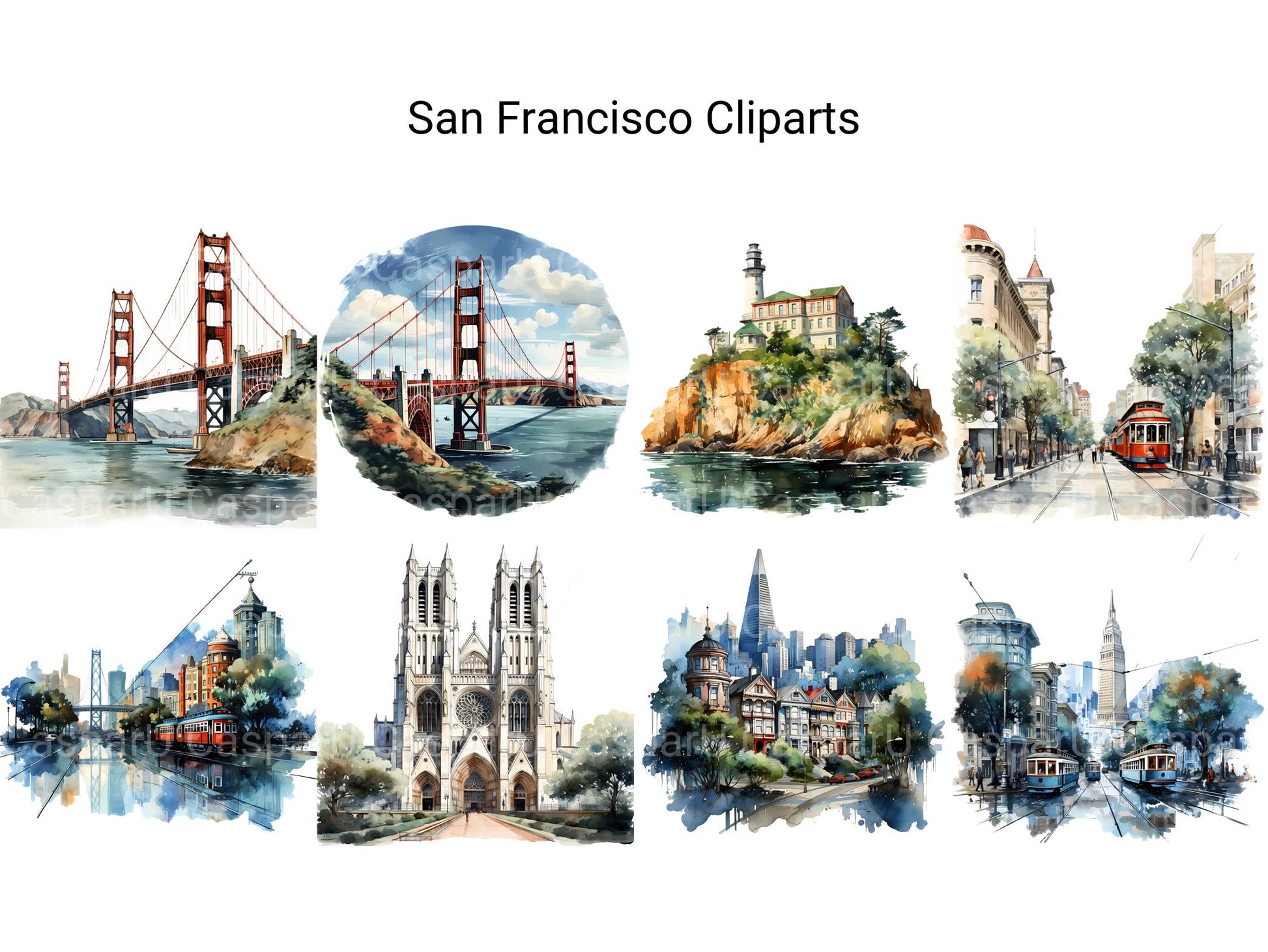 San Francisco Clipart - CraftNest