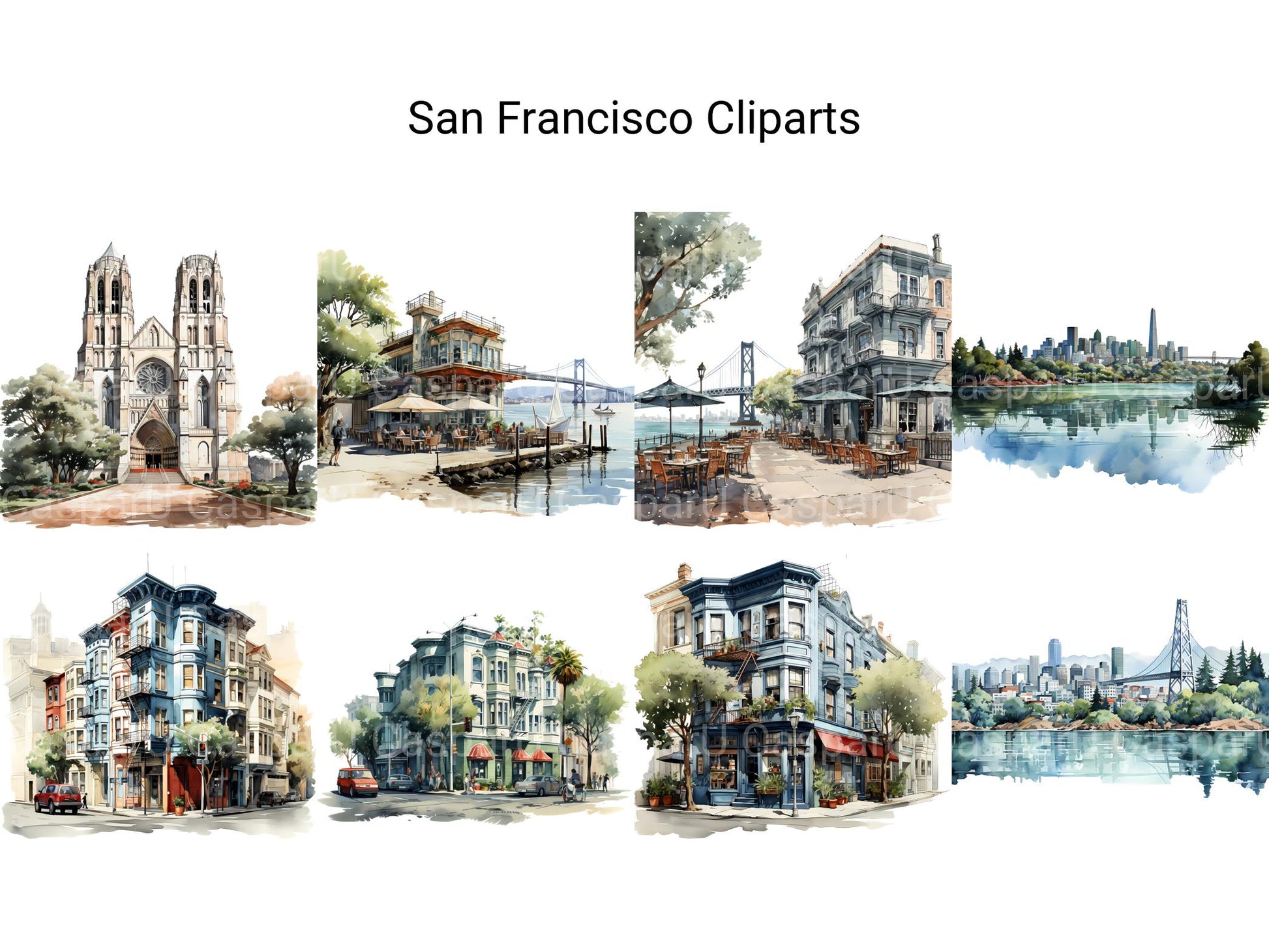 San Francisco Clipart - CraftNest