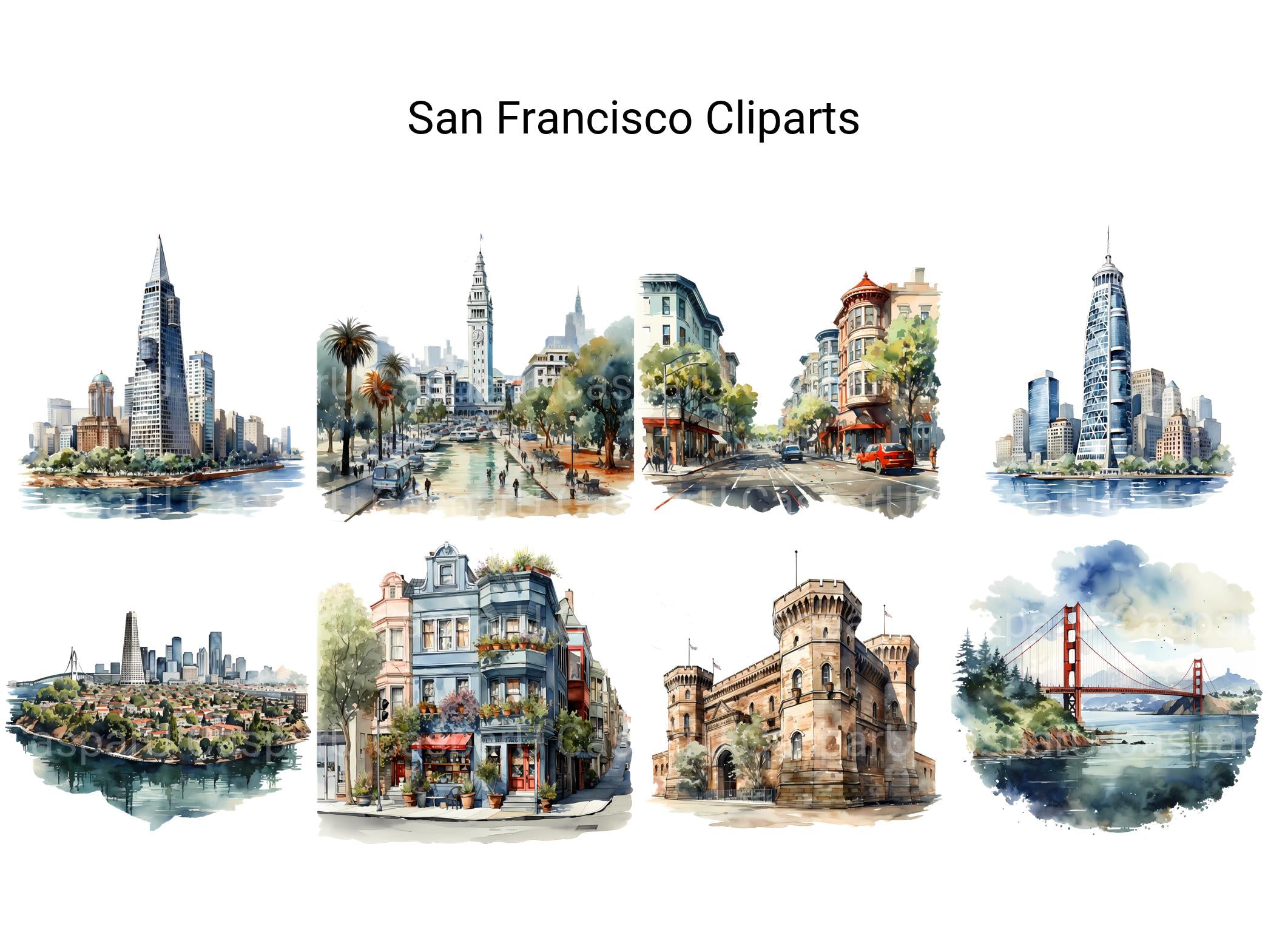 San Francisco Clipart - CraftNest