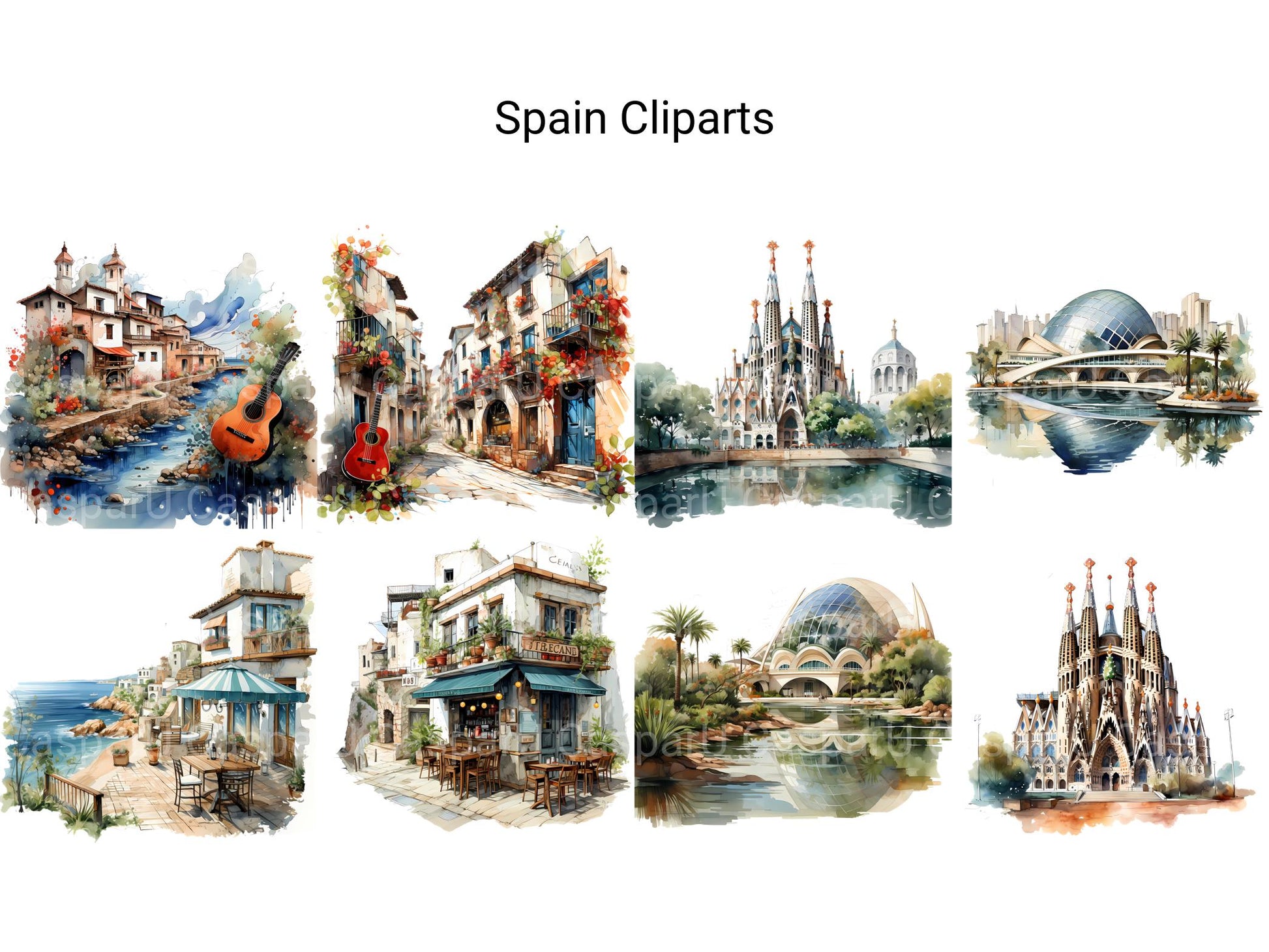 Spain Clipart - CraftNest