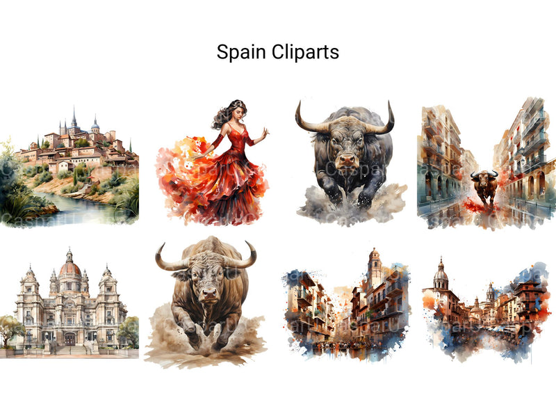 Spain Clipart - CraftNest