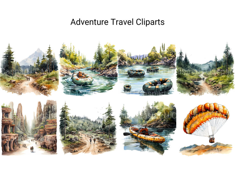 Adventure Travel Clipart - CraftNest