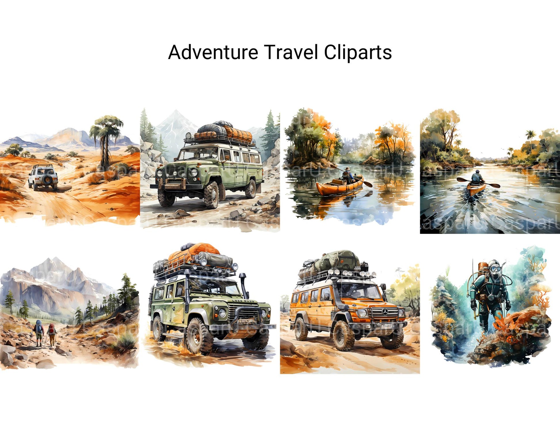 Adventure Travel Clipart - CraftNest