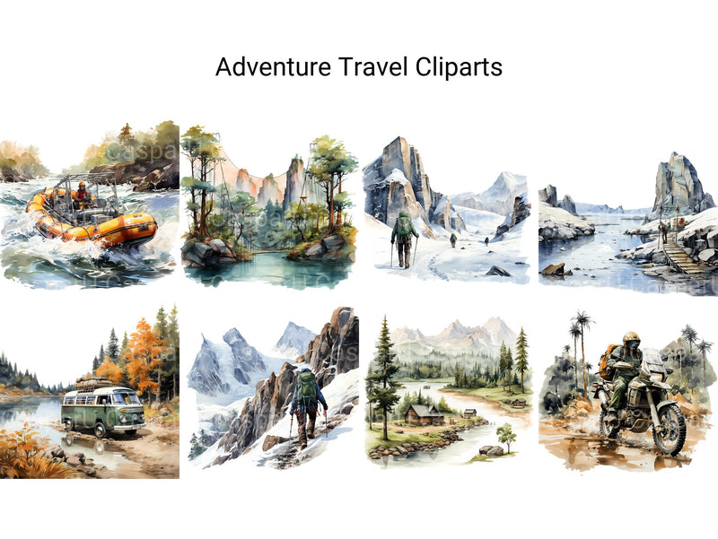 Adventure Travel Clipart - CraftNest