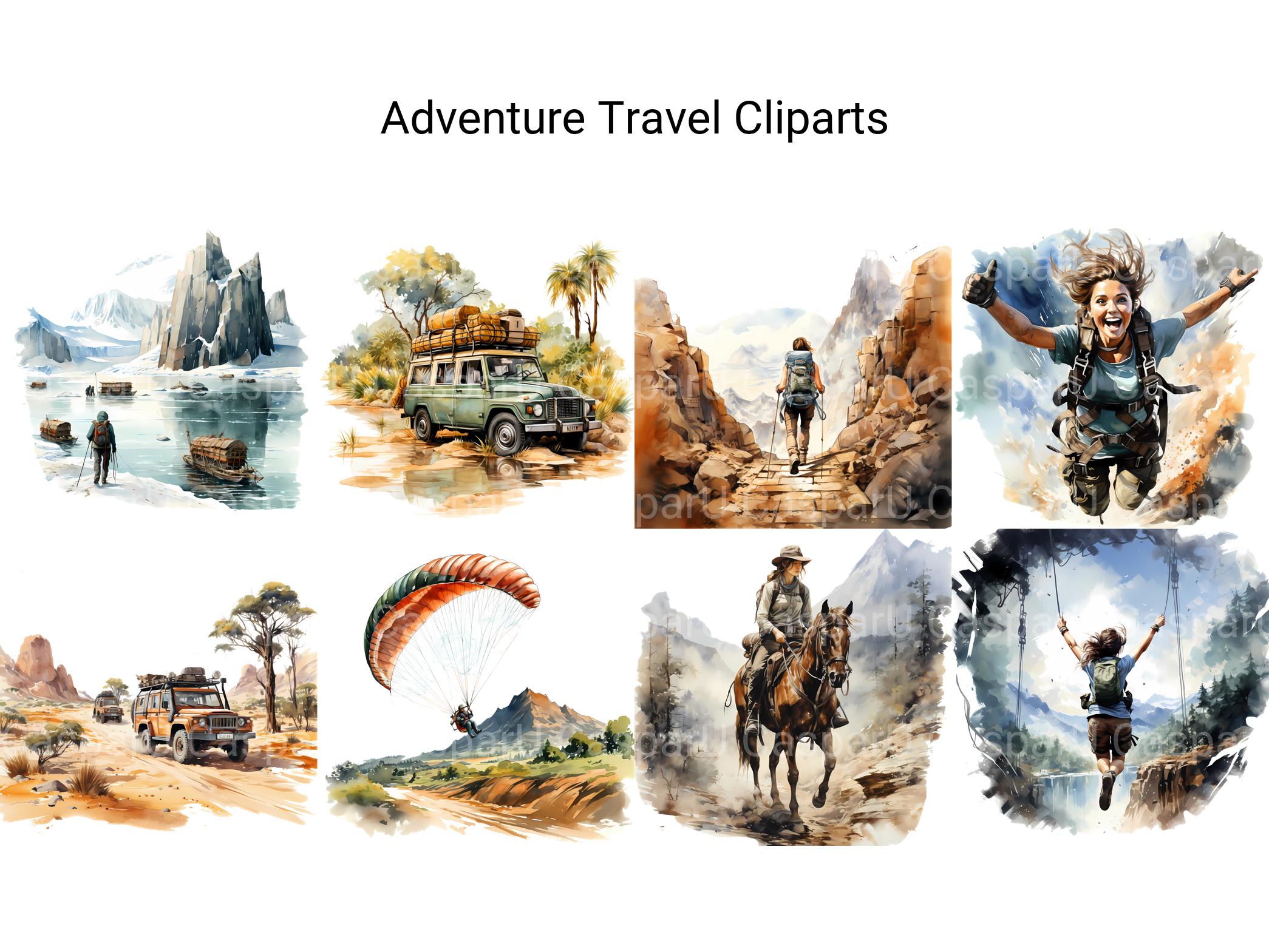 Adventure Travel Clipart - CraftNest