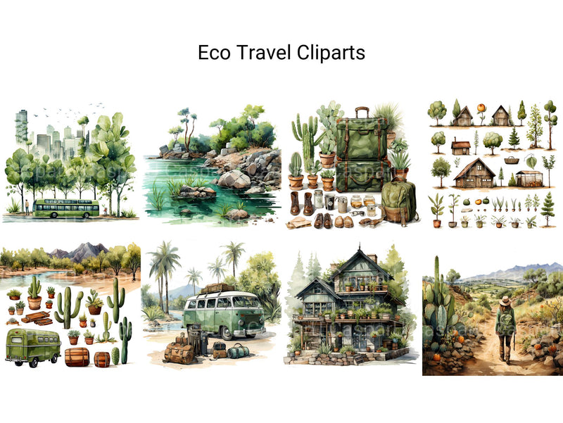 Eco Travel Clipart - CraftNest