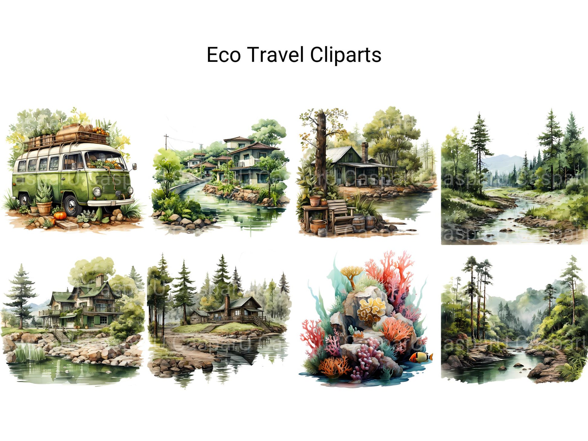 Eco Travel Clipart - CraftNest