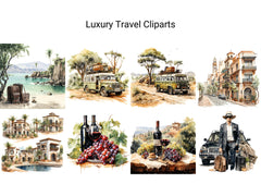 Luxury Travel Clipart - CraftNest