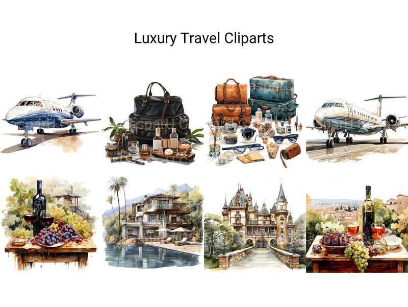 Luxury Travel Clipart - CraftNest