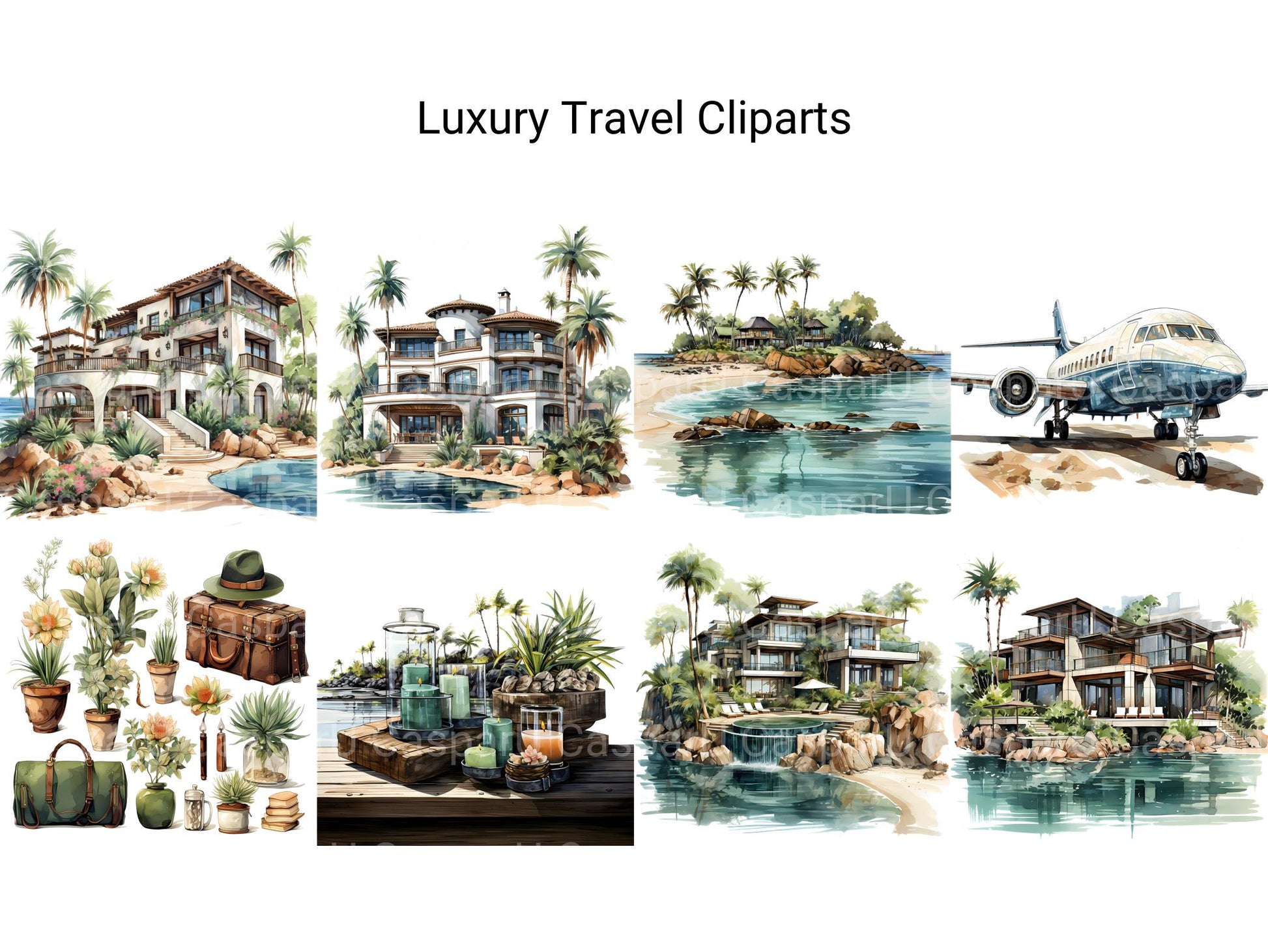 Luxury Travel Clipart - CraftNest