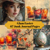 Glam Easter Junk Journal Pages