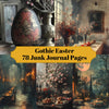 Gothic Oster Junk Journalseiten